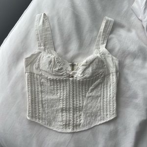 With Jean Corset Top